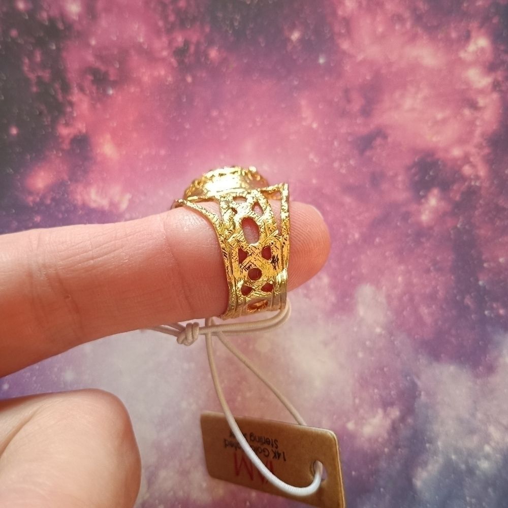 YAM 14K plated Silver Ring - Picture 16 of 16